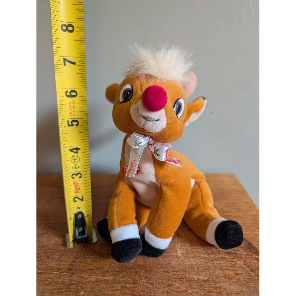 Vintage 1999 Rudolph and Clarice Musical Plush Set Christmas Reindeer WORKS